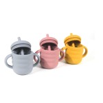 Baby Cup Factory - Silicone with Handles Strap BPA Free for Toddlers