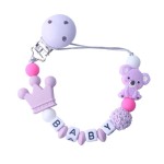Pacifier Clip Factory - BPA Free Koala Shape Silicone Holder