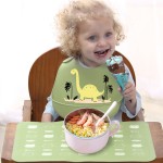 Silicone Feeding Bib Supplier - Waterproof Silicone Bib with Food Catcher