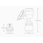 Electric Breast Pump Supplier - Food Grade 180ml USB Silicone Milk Pump