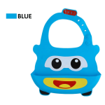 Baby Bib Supplier - Silicone Car Design with Ears Adjustable Waterproof