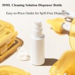 Bottle Brush Set Manufacturer - Silicone Set with Spray Bottle Foldable Brush