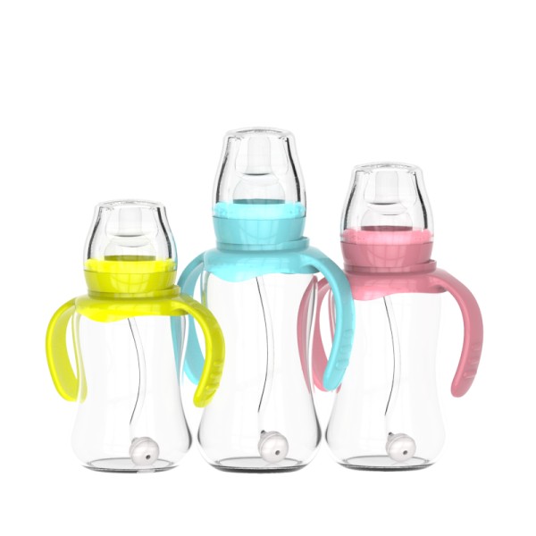 Baby Feeding Bottle Factory - Durable Bottle with Plastic Handle Hot Selling