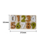 Infant Teether Supplier - Silicone Number Puzzle Montessori Toy
