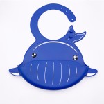 Baby Bib Factory - Silicone Whale Design BPA Free Feeding Bib Wholesale