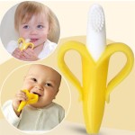 Baby Teether Supplier - Banana Design Silicone Teether Soft Toothbrush