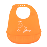 Baby Bib Supplier - Waterproof Silicone Feeding Bib Lightweight Easy Clean