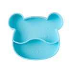 Kids Plate Supplier - Bamboo Wooden Animal Shape Divided Suction Plate
