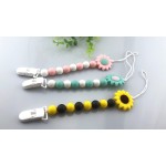 Pacifier Clip Supplier - Universal Teether Holder Washable Soft Material