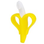 Baby Teether Manufacturer - Banana Silicone Teether Toothbrush New Arrival