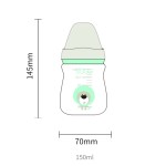 Glass Feeding Bottle Supplier - 150ML Wide Neck Anti Colic for Baby