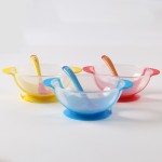 Baby Bowl Manufacturer - BPA Free PP Plastic Suction Bowl with Spoon