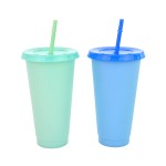 Straw Cup Supplier - PP Color Changing Set for Events Cooling Function