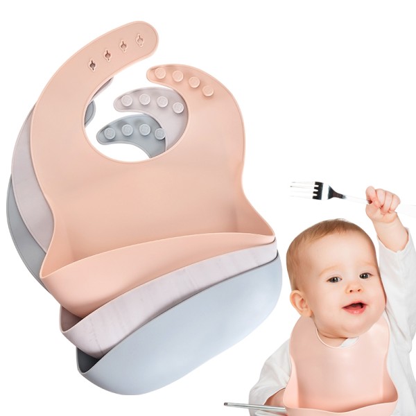 Baby Bowl and Bib Factory - Eco Friendly Silicone Set with Spoon New