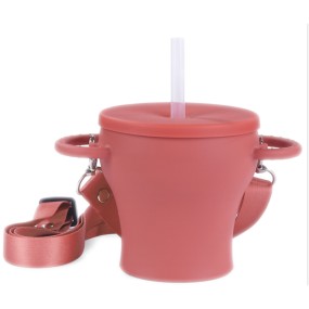 Collapsible Container Supplier - 2-in-1 Silicone Snack Drink Cup Portable