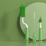 Baby Bottle Brush Supplier - Silicone Set with Nipple Straw Brushes Quality