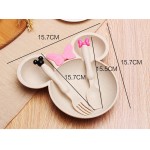 Children Plate Supplier - Wheat Straw Material Toddler Learning Plate