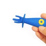 Baby Fork Spoon Set Manufacturer - Pure Silicone Flower Handle BPA Free