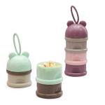 Baby Formula Dispenser Factory - Transparent 3 Compartment Easy Pouring