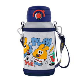 Stainless Steel Thermos Supplier - Foldable Handle Customizable Drink Bottle