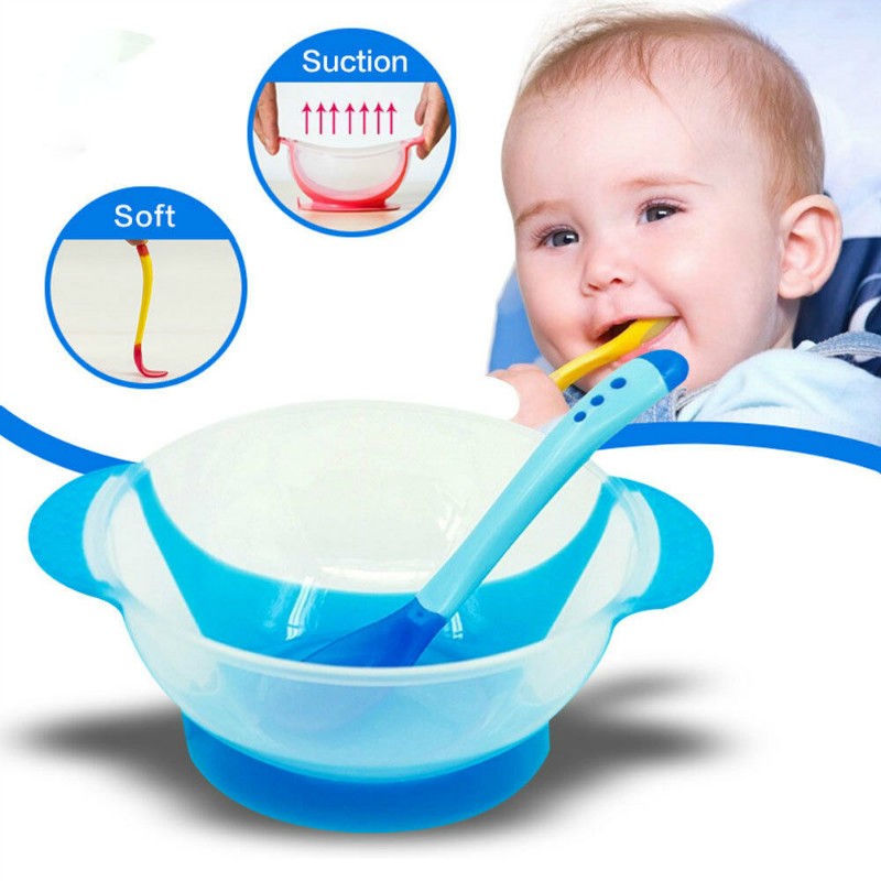 Baby Feeding Bowl Factory - Food Grade Temperature Sensing Non Slip Bowl