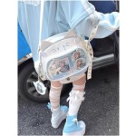 Cat Backpack Supplier - Custom PVC Lining School Girls Ita Bag