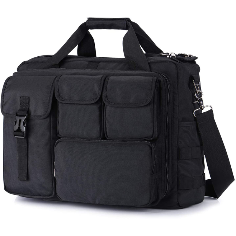 Laptop Bag Factory - Multi-functional Nylon Tactical Briefcase Pilot