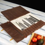 Knife Bag Manufacturer - Handmade 12oz Waxed Canvas Leather Stores 10