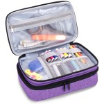 Sewing Kit Supplier - Double-Layer Zipper Crochet Needles Organizer