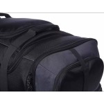 Luggage Set Manufacturer - Polyester Trolley Bag Large Capacity Black