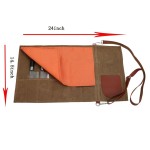 Knife Bag Supplier - Professional Chef Roll up Waxed Canvas Organizer