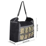 Hay Storage Bag Supplier - Custom Horse Feeding Bale Bag with Strap