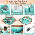 Diaper Backpack Factory - 2024 New Leather Convertible Insulated Bag