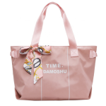 Shoulder Bag Supplier - Nylon Waterproof Multi Pocket Tote with Scarves