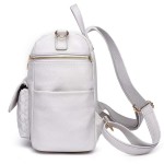 Luxury Diaper Bag Manufacturer - Vegan Leather Diamond Quilted Backpack