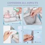 Crib Organizer Factory - 3-in-1 Hanging Diaper Caddy Portable