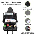 Car Protector Factory - PU Vegan Leather Kick Mats Storage Organizer