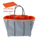 Beach Bag Factory - Neoprene Tote with Inner Pocket Movable Board