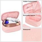 Cosmetic Case Supplier - Portable Ladies Pink Makeup Bag with Logo