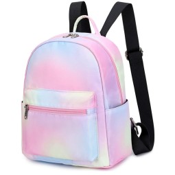 Backpack Purse Supplier - Mini Rainbow Color Girls Teens School Bag
