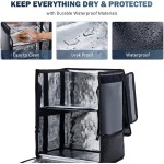 Food Delivery Backpack Supplier - Custom Cooler with Adjustable Dividers