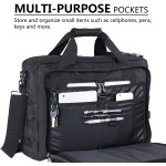 Laptop Bag Factory - Multi-functional Nylon Tactical Briefcase Pilot