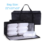 Food Delivery Bag Supplier - Insulated 22x10x10 Waterproof Warmer Bag