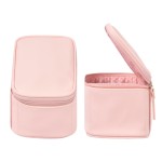 Cosmetic Case Supplier - Portable Ladies Pink Makeup Bag with Logo