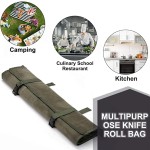 Knife Roll Supplier - Portable Kitchen Tool Pouch for Travel