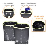Car Cooler Bag Supplier - Insulated Hanging Car Garbage Bin with Lid