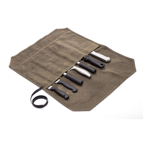 Knife Roll Supplier - Waxed Canvas Cutlery Holder Chef's Bag