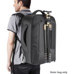Camera Backpack Factory - 2-in-1 Convertible Wheeled Trolley Case