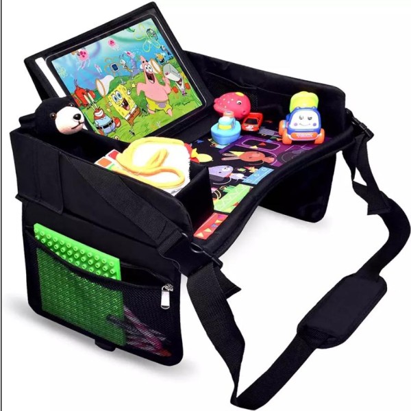 Kids Tray Factory - Toddler Car Travel Organizer Lap Tablet Holder