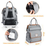 Baby Backpack Supplier - Maternity Diaper Bag with Sterilizer Pocket